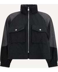 Pinko - Beth Jacket With Transparent Inserts - Lyst