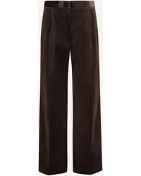 Lardini - Velvet Tailored Pants - Lyst