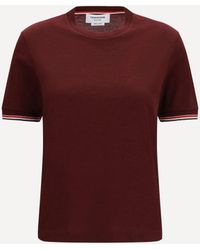 Thom Browne - Wool-Blend T-Shirt - Lyst