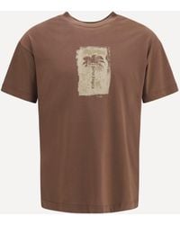 Palm Angels - Palm Tree Cotton T-Shirt - Lyst