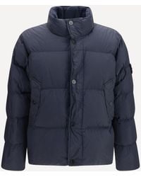 Stone Island - Quilted High-Neck Puffer Jacket - Lyst