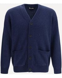 Prada - V-Neck Re-Cashmere Cardigan - Lyst