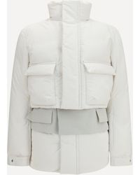 Sacai - Double Padded Jacket With Zip Closure - Lyst