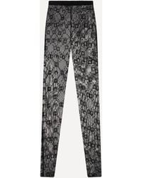 Marine Serre - Recycled Mesh Flocked Tights - Lyst