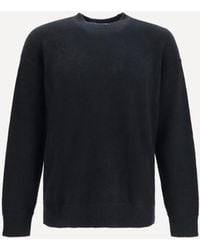 Laneus - Cashmere And Silk Crewneck Sweater - Lyst