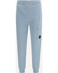 C.P. Company - C. P. Company Diagonal Raised Fleece Cargo Lens Sweatpants - Lyst