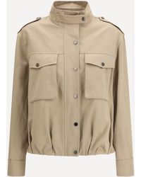Brunello Cucinelli - Double Closure With Zip And Snap Buttons Jacket - Lyst