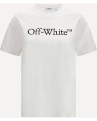 Off-White c/o Virgil Abloh - Big Logo Bookish T-Shirt - Lyst