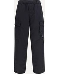 C.P. Company - C. P. Company Flatt Nylon Loose Cargo Lens Pants - Lyst
