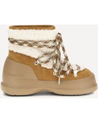 Moon Boot - Luna Shearling Ankle Boots - Lyst