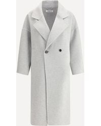 Aftercoat - Double-Breasted Long Coat - Lyst