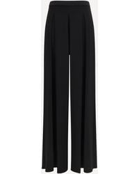 Max Mara Pure - Viscose Technical Jersey Pants - Lyst