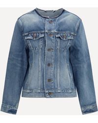 Balenciaga - Hourglass Denim Jacket - Lyst