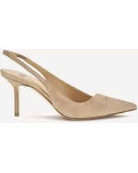 Francesco Russo - Suede Slingback Pumps - Lyst