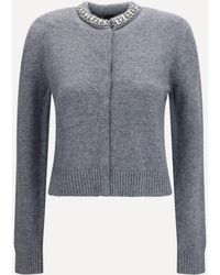 Pinko - Colonia Cardigan With Jewel Collar - Lyst