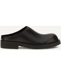 MM6 by Maison Margiela - Biker Round Toe Mules - Lyst