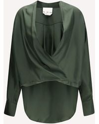Sa Su Phi - Silk Wrap Blouse - Lyst