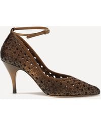 Miu Miu - Woven Leather Pumps - Lyst