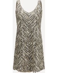 Brunello Cucinelli - Short Sequin Dress - Lyst