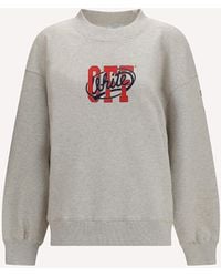 Off-White c/o Virgil Abloh - Off College Crewneck Sweatshirt - Lyst