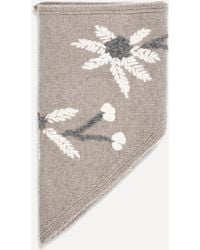 P.A.R.O.S.H. - P. A.R. O.S. H. Wallaby Floral Knit Scarf - Lyst
