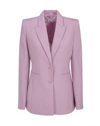 Save 50% Off-White c/o Virgil Abloh Wool Woman Pink Tailored Blazer Womens Jackets Off-White c/o Virgil Abloh Jackets 