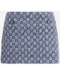 Gucci - Gg Tweed Skirt - Lyst