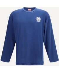 KENZO - Boke Flower 2.0 Long-Sleeved Cotton T-Shirt - Lyst