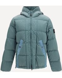 Stone Island - Nylon Metal Hooded Puffer Jacket - Lyst
