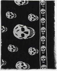 McQueen - Skull Foulard - Lyst