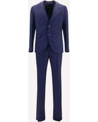 Lardini - Wool Suit With Double-Breasted Jacket And Vest - Lyst