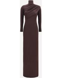 Courreges - Twist High Neck Jersey Dress - Lyst