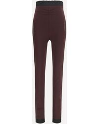 The Attico - Sheer Detail Leggings - Lyst