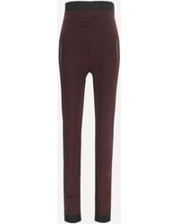 The Attico - Sheer Detail Leggings - Lyst