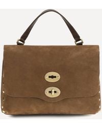 Zanellato - Postina Jones Suede Top Handle Bag - Lyst