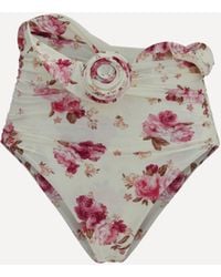Magda Butrym - Shaping Floral-Print Bikini Bottom - Lyst