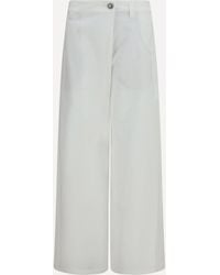 Brunello Cucinelli - Straight-Leg Cotton Pants - Lyst