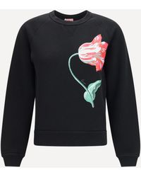 KENZO - Tulip Cotton Sweatshirt - Lyst
