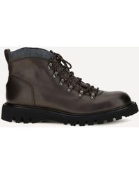 Fratelli Rossetti - Leather Lace-Up Boots - Lyst