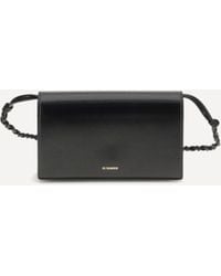 Jil Sander - Portafogli Tangle Con Tracolla - Lyst