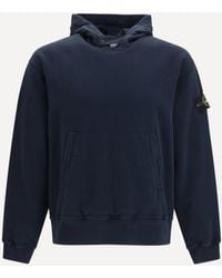 Stone Island - Hooded Sweatshirt With Front Pocket - Lyst