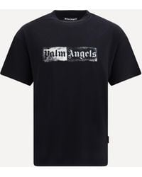 Palm Angels - Stamp T-Shirt With Logo - Lyst