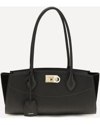 Ferragamo - Studio Soft East West Shoulder Bag - Lyst