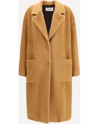 Lardini - Long Alpaca And Wool-Blend Coat - Lyst