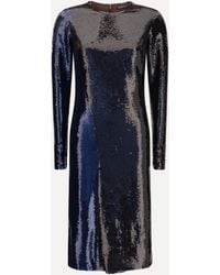 Tom Ford - Two-Tone Sequin Dress - Lyst