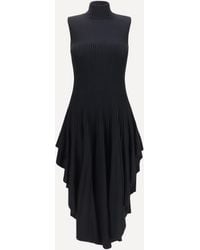 Alaïa - 3D Sculpted Knit Pointed Dress - Lyst