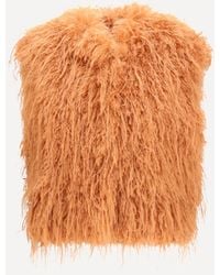 forte_forte - Forte_Forte Eco Mongolia Faux Fur Vest - Lyst