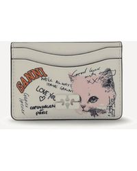 Ganni - Kitty Card Holder - Lyst