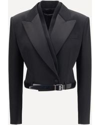 Dolce & Gabbana - Sicilia Double-Breasted Wool Gabardine Jacket - Lyst