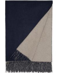 Brunello Cucinelli - Silk Plaid With Fringes - Lyst